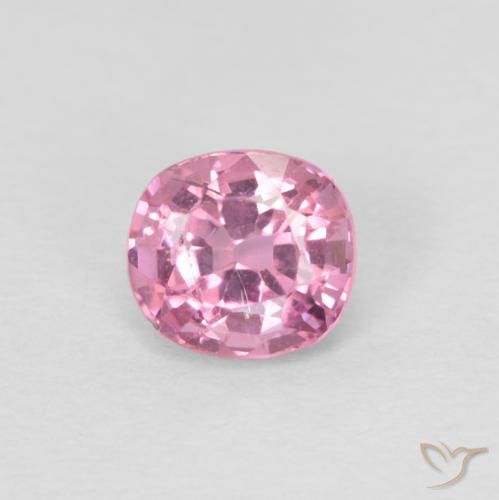 0.37ct طبيعي وردى متوسط الإسبنيل, وسادة, قليلا جدا