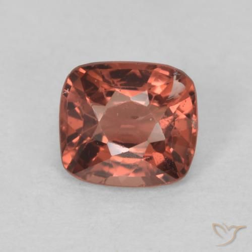 0.53ct طبيعي أحمر توتى غامق الإسبنيل, وسادة, قليلا جدا
