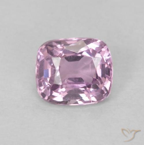 0.53ct طبيعي أرجوانى فاتح جدا الإسبنيل, وسادة, قليلا جدا