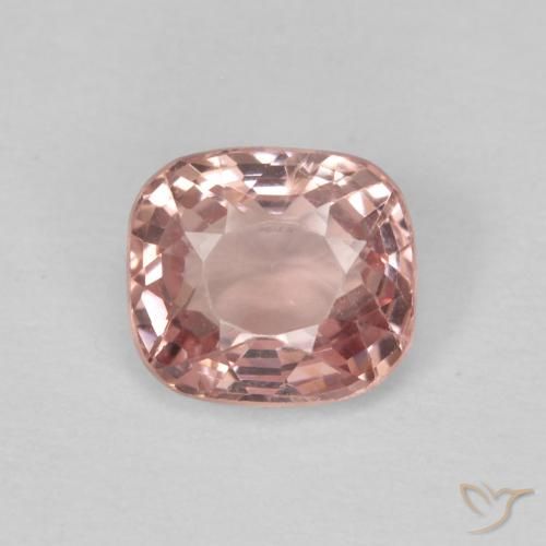 0.64ct طبيعي وردى زهرى فاتح الإسبنيل, وسادة, VVS