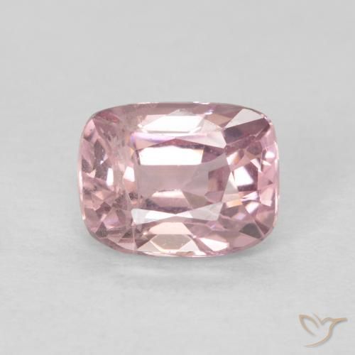 0.67ct طبيعي Medium Light-Pink الإسبنيل, وسادة, قليلا جدا
