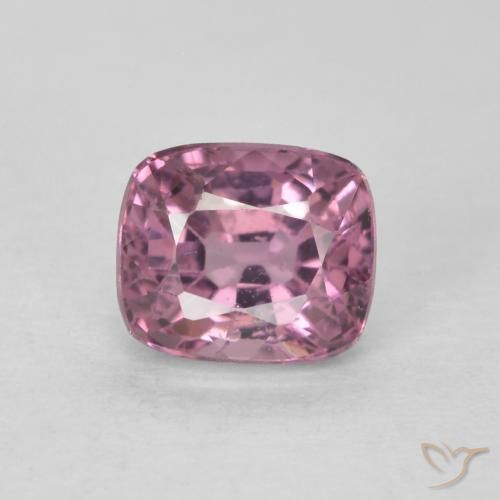 0.77ct طبيعي ماجنتى فاتح الإسبنيل, وسادة, قليلا جدا