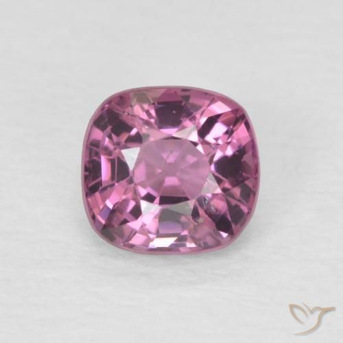 0.68ct طبيعي أرجوانى متوسط الإسبنيل, وسادة, VVS-VS