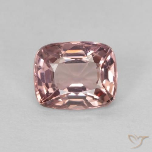 0.70ct طبيعي وردى العلكة فاتح الإسبنيل, وسادة, VVS-VS