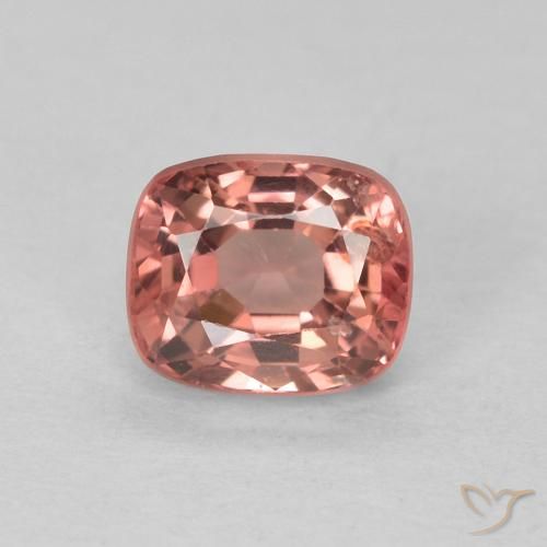 0.66ct طبيعي برتقالى محمر الإسبنيل, وسادة, قليلا جدا