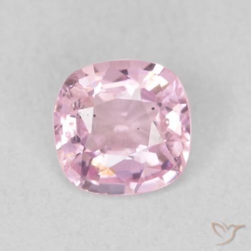 0.52ct طبيعي وردى العلكة فاتح جدا الإسبنيل, وسادة, قليلا جدا