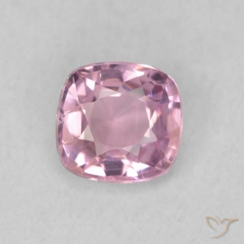 0.43ct طبيعي وردى العلكة فاتح جدا الإسبنيل, وسادة, VVS-VS