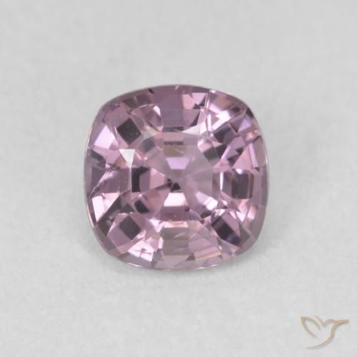 0.65ct طبيعي أرجوانى-رمادى الإسبنيل, وسادة, قليلا جدا