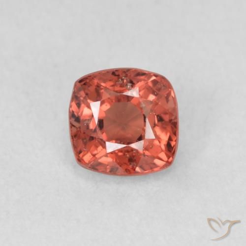 0.53ct طبيعي وردى متوسط الإسبنيل, وسادة, قليلا جدا