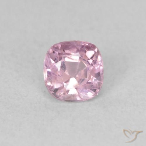 0.45ct طبيعي وردى العلكة فاتح جدا الإسبنيل, وسادة, قليلا جدا