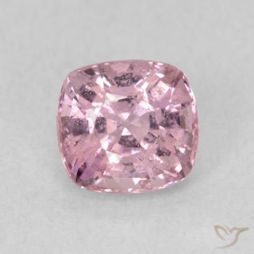 0.84ct طبيعي وردي فاتح الإسبنيل, وسادة, قليلا جدا
