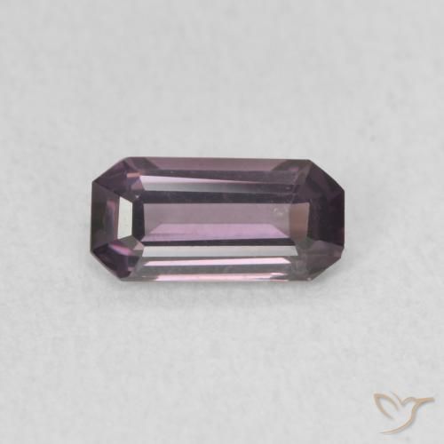 0.50ct طبيعي أرجوانى عنبى الإسبنيل, قص الزمرد, VVS
