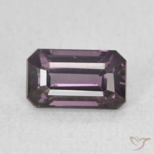 0.64ct طبيعي أرجوانى عنبى الإسبنيل, قص الزمرد, VVS