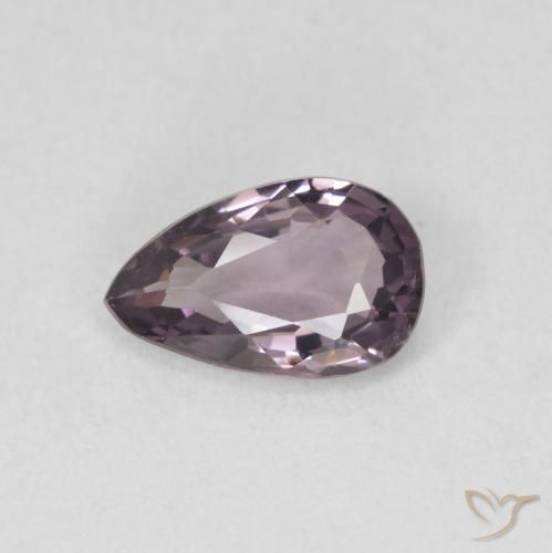 0.96ct طبيعي أرجواني غامق الإسبنيل, شكل الكمثرى, VVS-VS