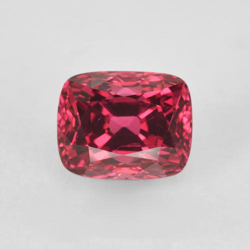1.46ct طبيعي أحمر غامق الإسبنيل, وسادة, VVS-VS