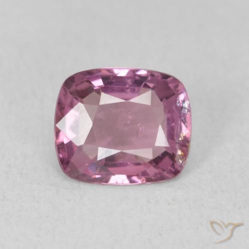 1.17ct طبيعي أرجوانى فاتح الإسبنيل, وسادة, قليلا جدا