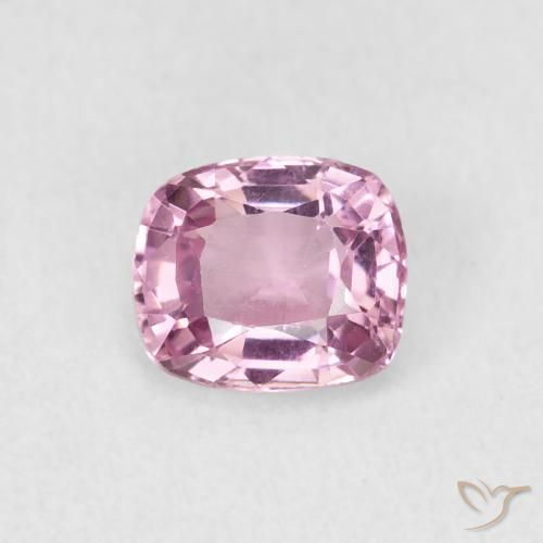 0.96ct طبيعي أرجوانى فاتح الإسبنيل, وسادة, قليلا جدا