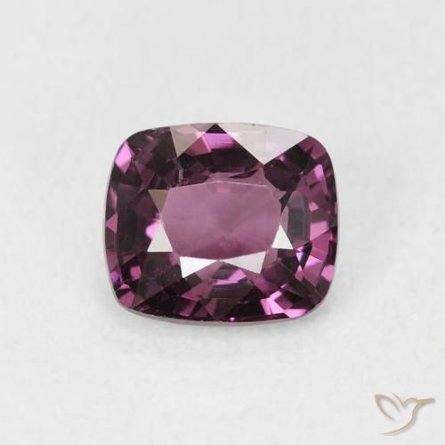 1.36ct طبيعي أرجواني غامق الإسبنيل, وسادة, قليلا جدا