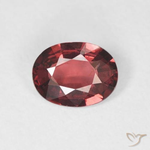 0.86ct طبيعي ماجنتى غامق الإسبنيل, بيضوي, قليلا جدا