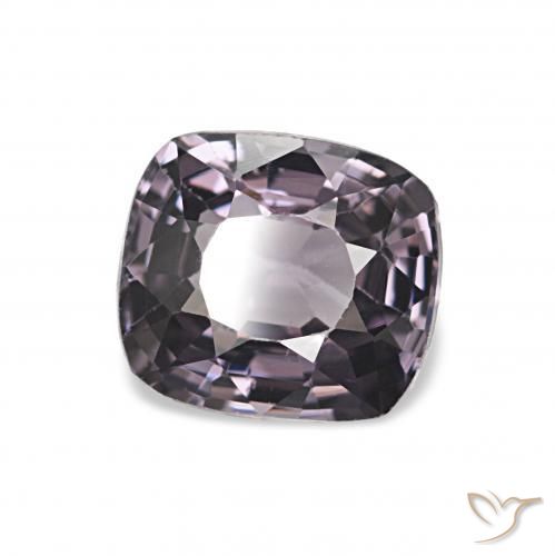 الإسبنيل Purplish Grey طبيعي، وسادة، 1.17 قيراط، VVS-VS