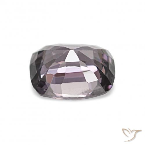 الإسبنيل Purplish Grey طبيعي، وسادة، 1.17 قيراط، VVS-VS