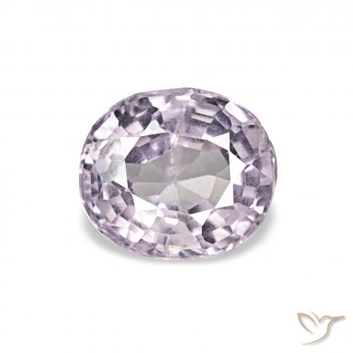 0.64ct بنفسجى متوسط الإسبنيل, بيضوي, قليلا جدا