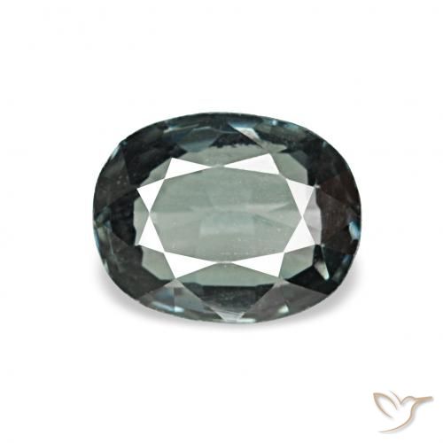 0.58ct Blue-Green Silver الإسبنيل, وسادة, VVS-VS