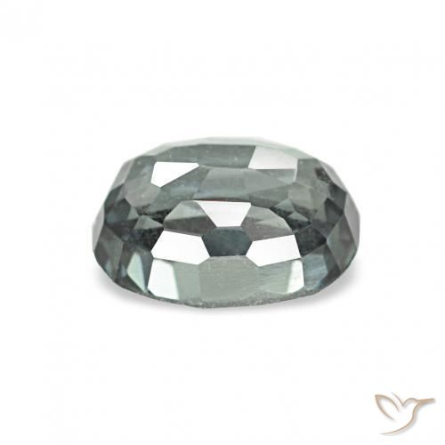 الإسبنيل Blue-Green Silver طبيعي، وسادة، 0.58 قيراط، VVS-VS