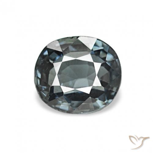 0.71ct رمادى داكن الإسبنيل, وسادة, VVS-VS