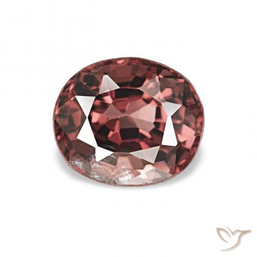 0.80ct احمر غامق الإسبنيل, بيضوي, VS-SI