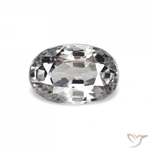 0.77ct رمادى فاتح الإسبنيل, بيضوي, قليلا جدا