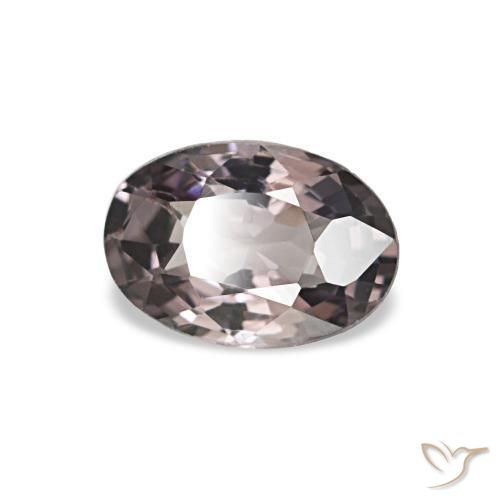الإسبنيل Light Greyish Purple طبيعي، بيضوي، 0.57 قيراط، VVS-VS