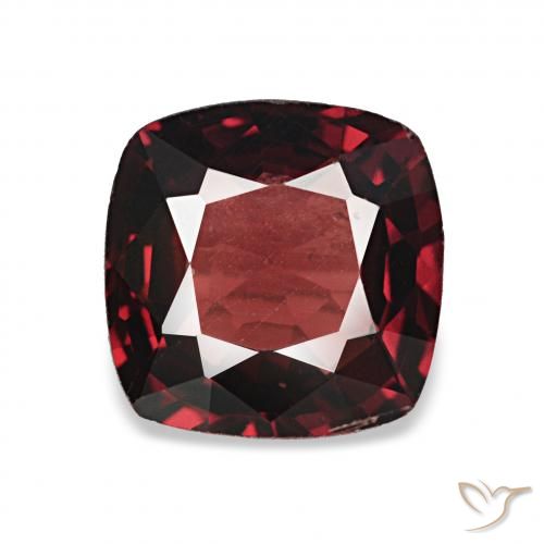 0.98ct أحمر غامق الإسبنيل, وسادة, VVS