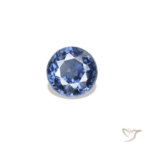 0.21ct أزرق داكن متوسط الإسبنيل, دائري, VVS