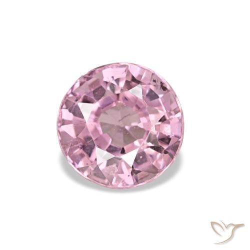 0.57ct وردي سبينيل, مستدير, قليلا جدا