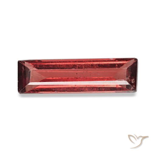 0.72ct طبيعي أحمر متوسط سبينيل, باغيت, VVS-VS, Photo A