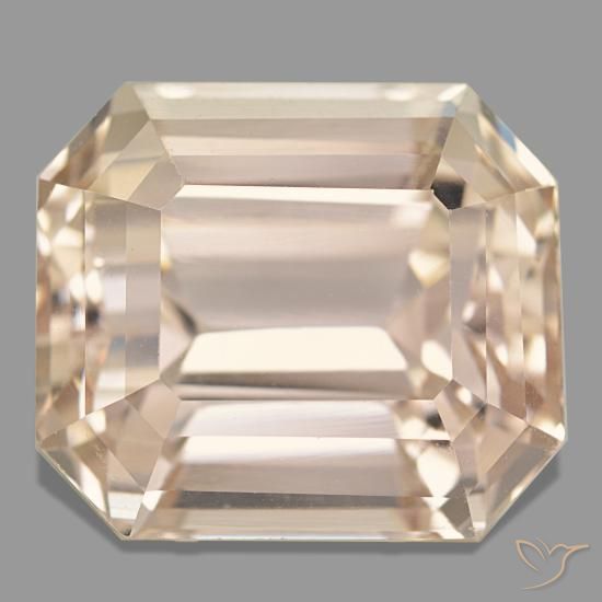 33.32ct برتقالي سبودومين, قص الزمرد, VVS-VS