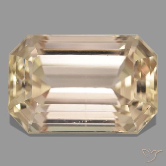 47.04ct برتقالي سبودومين, قص الزمرد, قليلا جدا