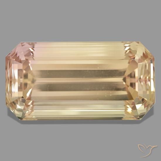 244.05ct برتقالي سبودومين, قص الزمرد, VVS