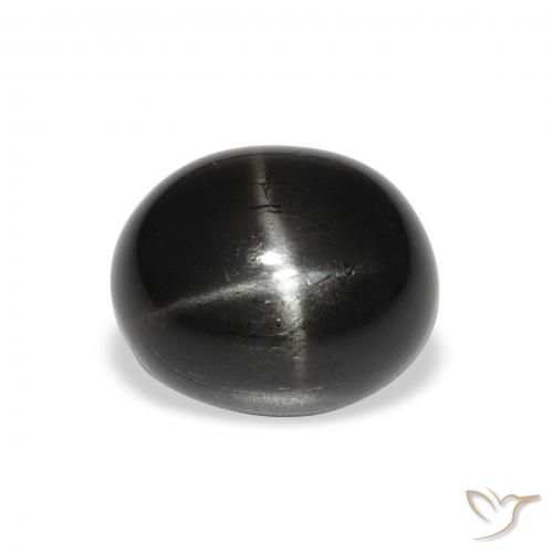 5.42ct طبيعي أسود نجمة ديوبسايد, بيضوي, غير شفاف