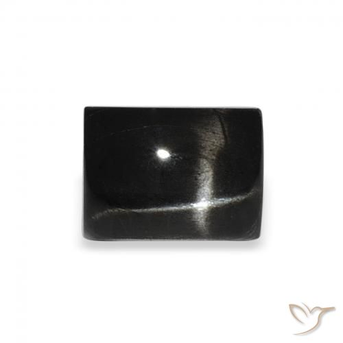 3.12ct طبيعي أسود نجمة ديوبسايد, باجيت, غير شفاف