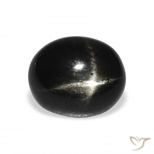 4.43ct طبيعي أسود نجمة ديوبسايد, بيضوي, غير شفاف