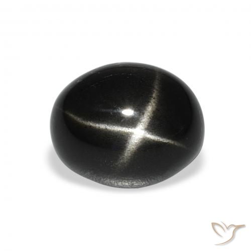 5.51ct طبيعي أسود نجمة ديوبسايد, بيضوي, غير شفاف