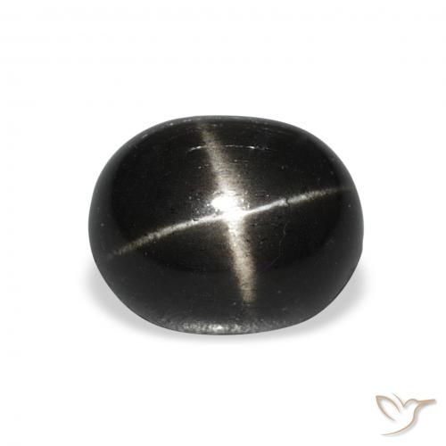 4.60ct طبيعي أسود نجمة ديوبسايد, بيضوي, غير شفاف