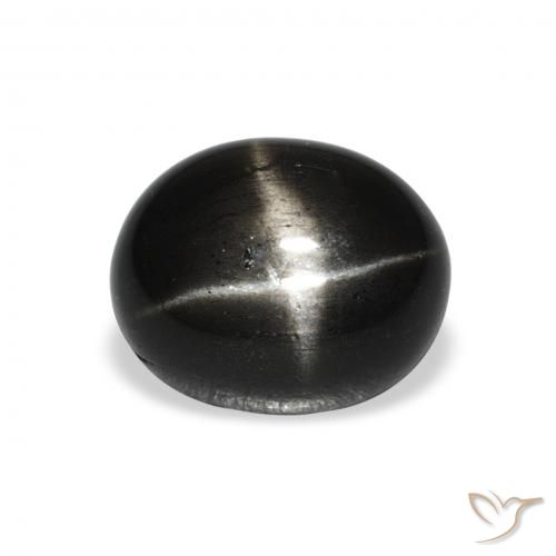 4.62ct طبيعي أسود نجمة ديوبسايد, بيضوي, غير شفاف