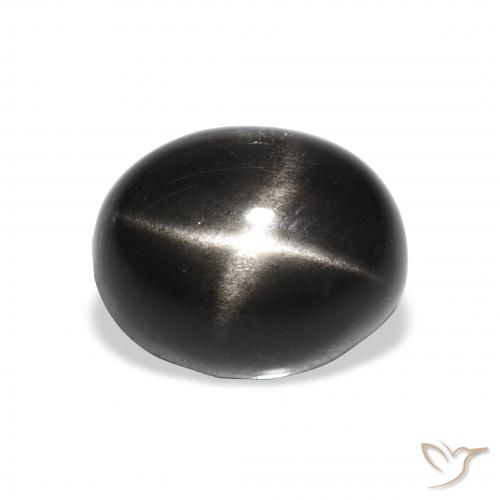 4.94ct طبيعي أسود نجمة ديوبسايد, بيضوي, غير شفاف
