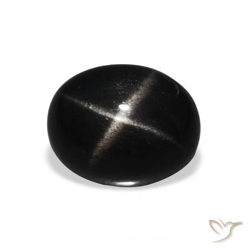 5.32ct طبيعي أسود نجمة ديوبسايد, بيضوي, غير شفاف