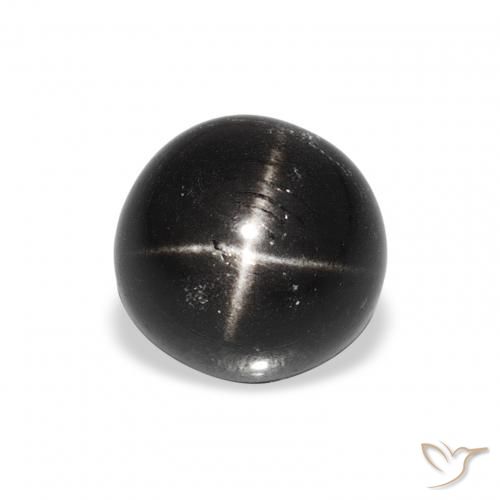 2.44ct طبيعي أسود نجمة ديوبسايد, دائري, غير شفاف