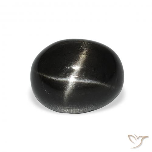 4.91ct طبيعي أسود نجمة ديوبسايد, بيضوي, غير شفاف
