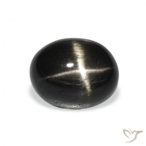 5.32ct طبيعي أسود نجمة ديوبسايد, بيضوي, غير شفاف